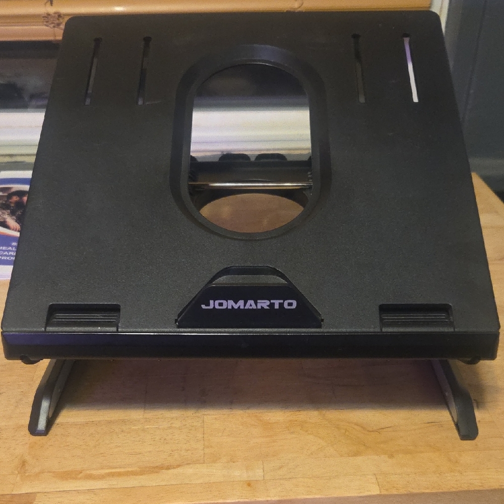Black Ergonomic Laptop Stand